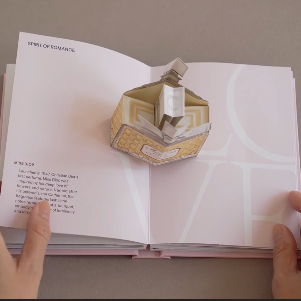 Pop up Dior Book in Pink - Picture 5 of 16